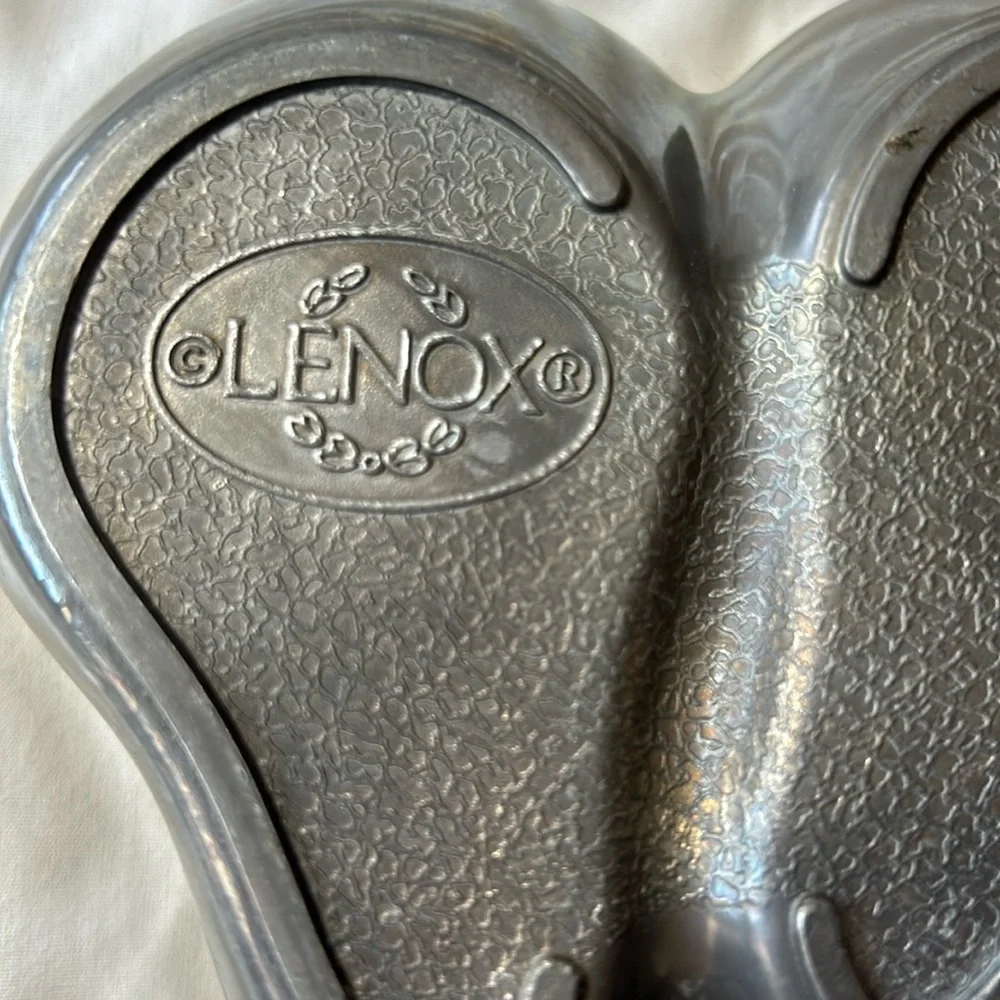 LENOX Orchard in Blorom Pear Dip Bowl Divided Dish Hollowware